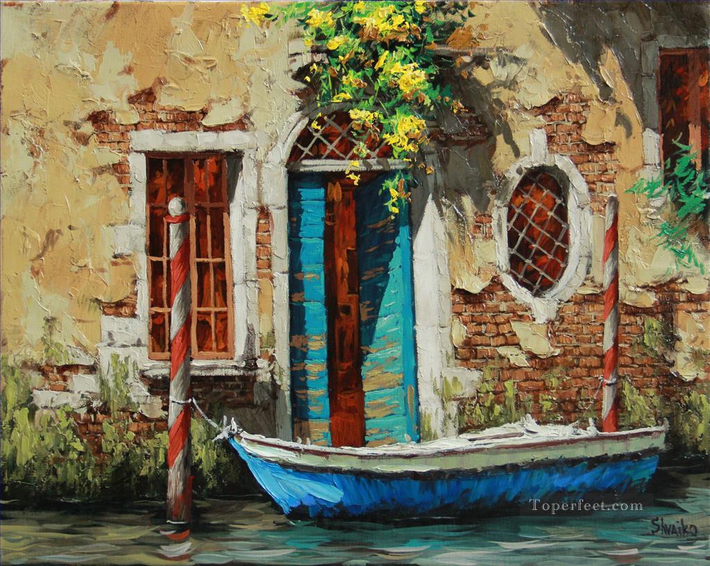 Yxj180ab Venice Scenes Painting In Oil For Sale
